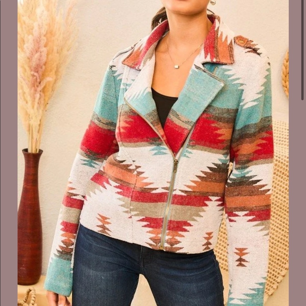 Boho Aztec Jacket